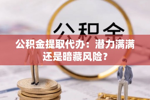 连云公积金提取代办：潜力满满还是暗藏风险？