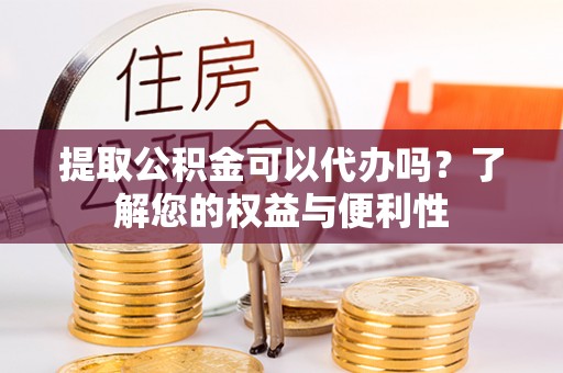 连云提取公积金可以代办吗？了解您的权益与便利性